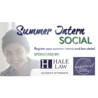 Hale Law Sponsors Summer Intern Social