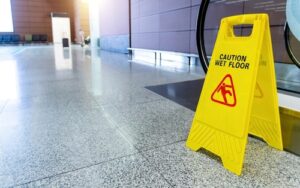 Photo of wet floor